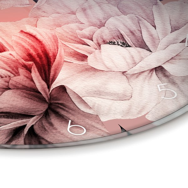 Ceas de perete din sticlă ø 30 cm - Styler-image-4