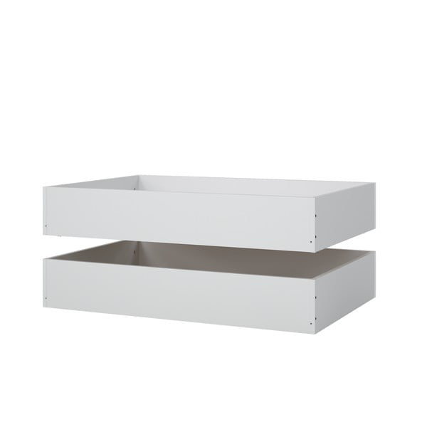 Sertare sub pat albe 2 buc. 90x190/140x190 cm Naia – Tvilum-image-2