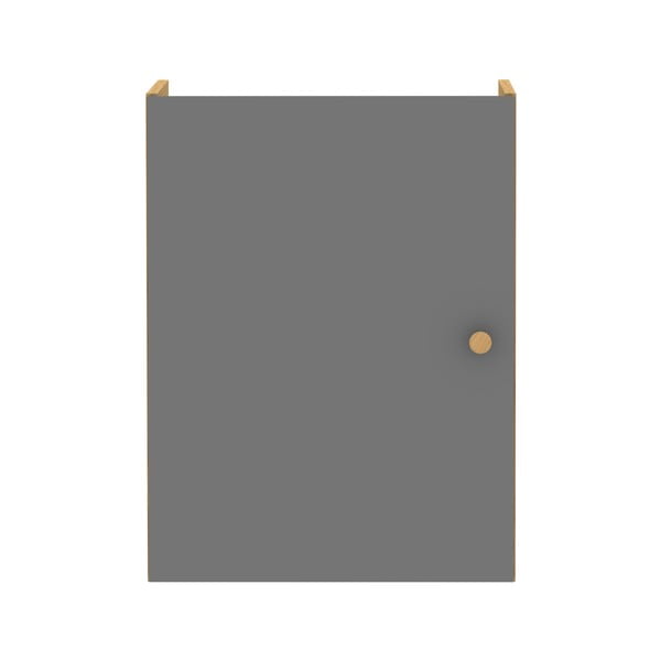 Modul cu uși pentru sistem de rafturi modulare gri 33x43,5 cm Z Cube - Tenzo-image-2