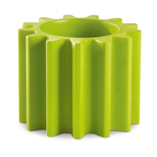 Ghiveci/ scaun Slide Gear, 55 x 43 cm, verde