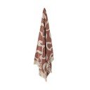Pătură maro din bumbac reciclat 130x160 cm Salobre – Bloomingville