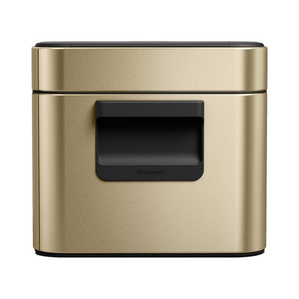 Recipient pentru deșeuri compostabile auriu mat 4 l – simplehuman-image-2