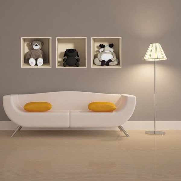 Set 3 autocolante cu efect 3D Fanastick Toys-image-1