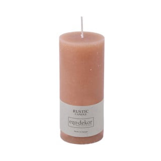Lumânare Rustic candles by Ego dekor Rust, durată ardere 58 h, roz pudrat