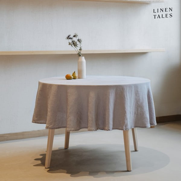 Față de masă din in ø 180 cm – Linen Tales