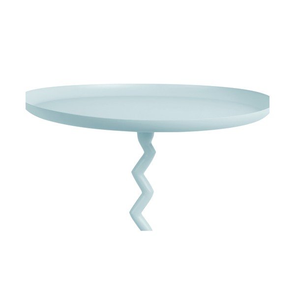 Măsuță auxiliară rotundă din metal ø 40 cm Zig Zag – Leitmotiv-image-2