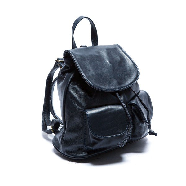Rucsac din piele Sofia Cardoni Valerio, albastru-image-2
