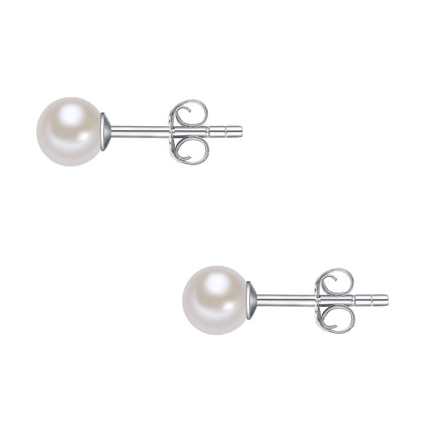 Cercei cu perlă albă Chakra Pearls