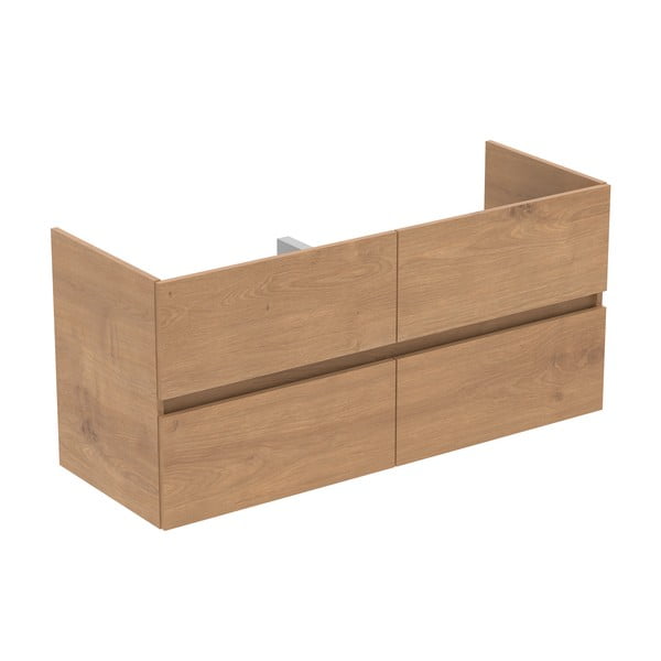 Dulap sub chiuvetă în culoare naturală suspendat cu aspect de lemn de stejar 120x55 cm Eurovit+ – Ideal Standard-image-2