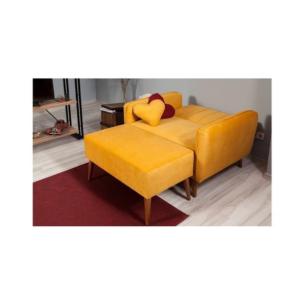 Fotoliu extensibil Sifi, galben-image-2