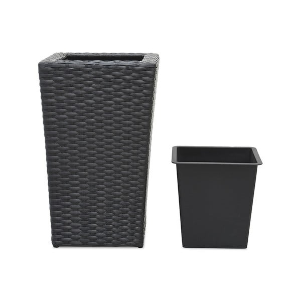 Ghiveci de grădină negru Rose -  Bonami Essentials -image-2