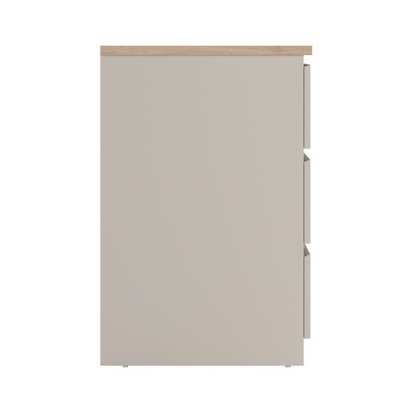 Comodă crem 77x76x50 cm Naia – Tvilum-image-4