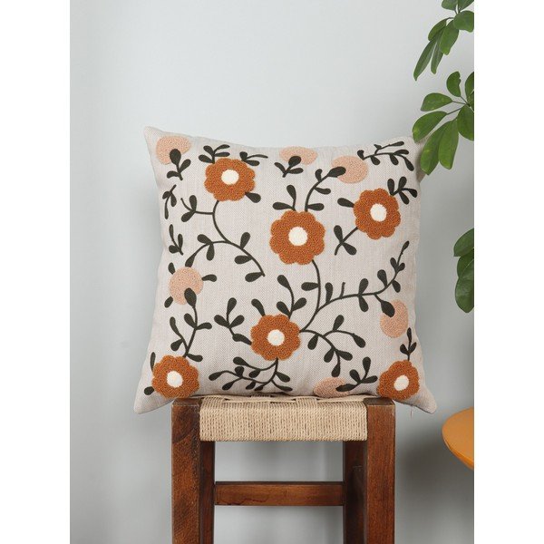 Pernă decorativă din in 43x43 cm Fulya – Mioli Decor-image-1