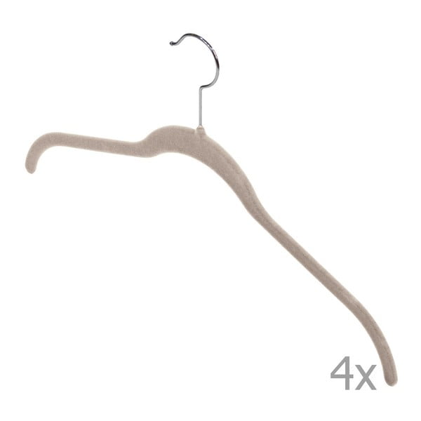 Set 4 umerașe Domopakl Living, bej-image-1