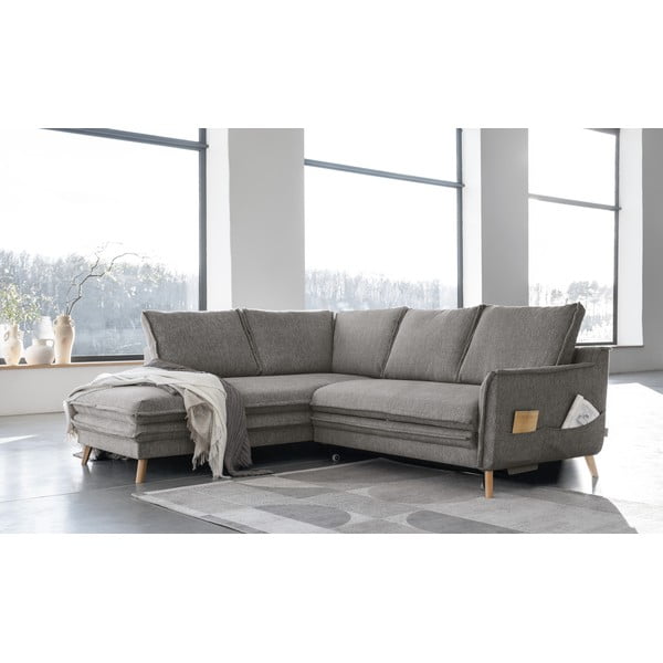 Colțar gri extensibil (cu colț pe partea stângă ) Charming Charlie – Miuform-image-3