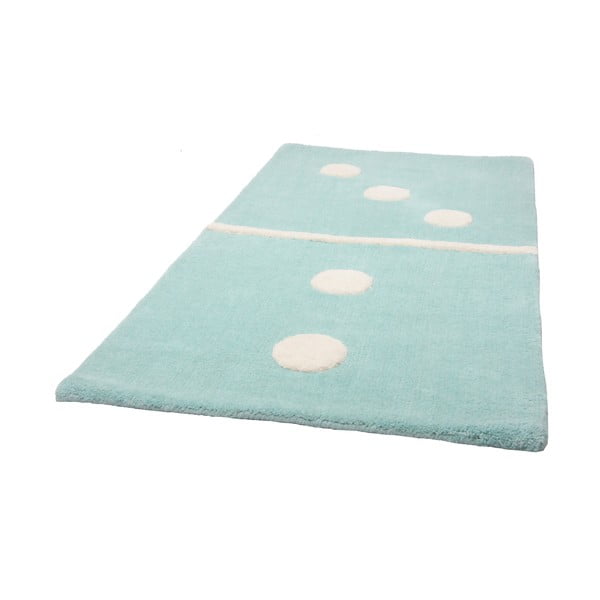 Covor pentru copii Nattiot Domino, 60 x 120 cm, albastru-image-1
