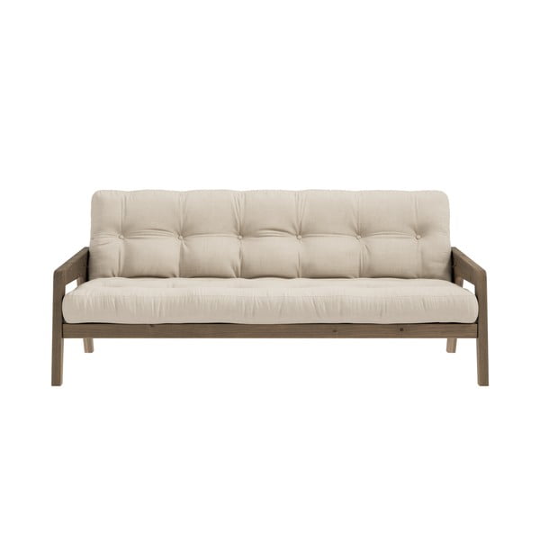 Canapea bej extensibilă 204 cm Grab - Karup Design