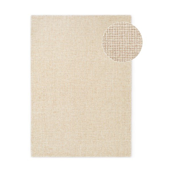 Covor în culoare naturală din lână 120x170 cm Eloise – Hanse Home