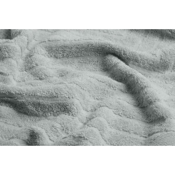 Prosoape de baie gri-deschis 2 buc. din bumbac din frotir – Foutastic-image-2