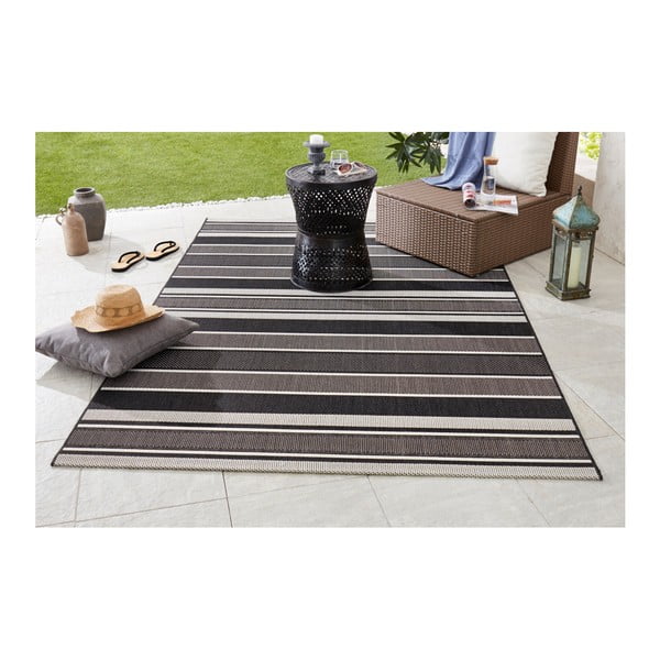 Covor de exterior NORTHRUGS Strap, 200 x 290 cm, negru-image-2