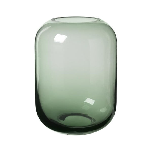 Vază din sticlă Blomus Bright, înălțime 21,5 cm, verde