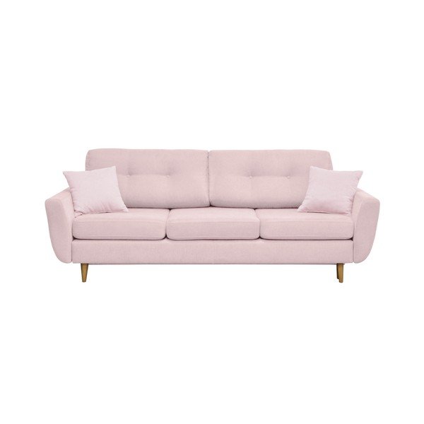 Canapea extensibilă Mazzini Sofas Rose, roz-image-2