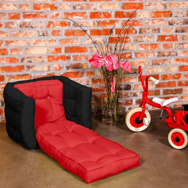 Fotoliu pentru copii Karup Baby Dice Red/Black-image-4