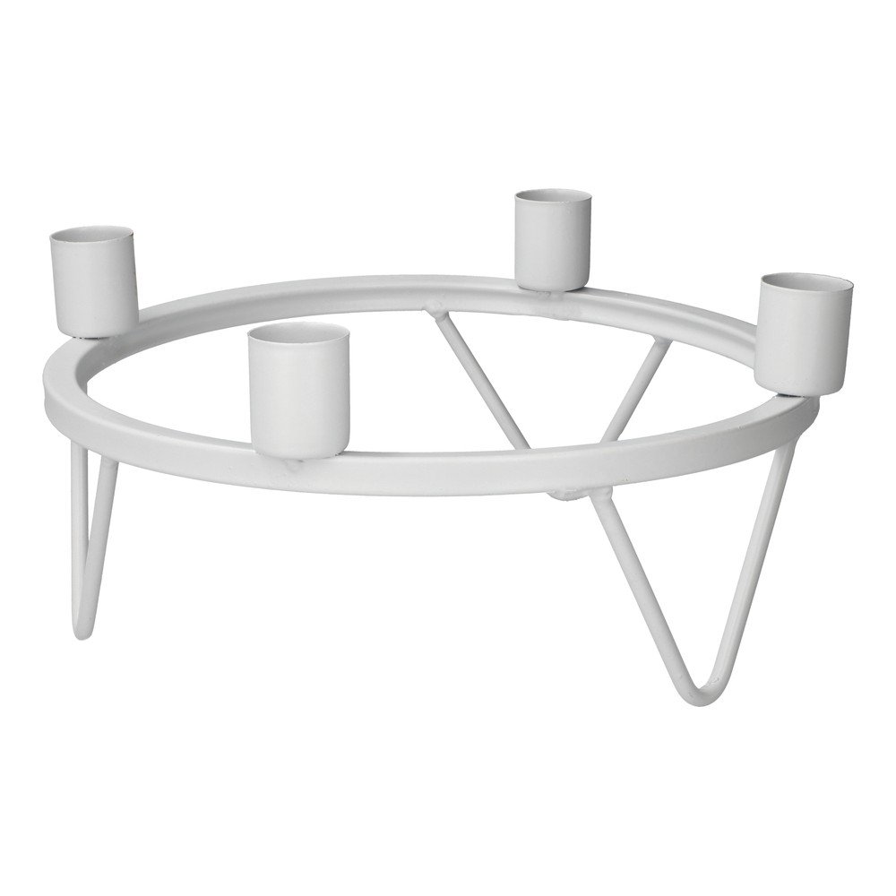Sfeșnic pentru advent din metal cu model de Crăciun – Dakls