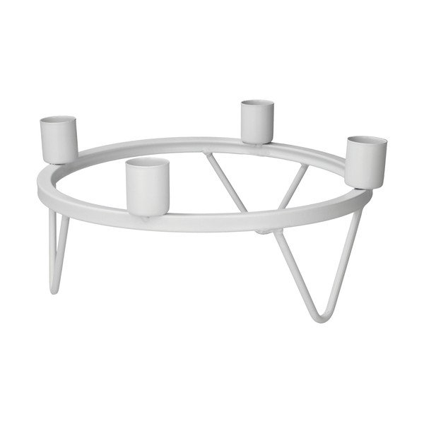 Sfeșnic pentru advent din metal  cu model de Crăciun – Dakls