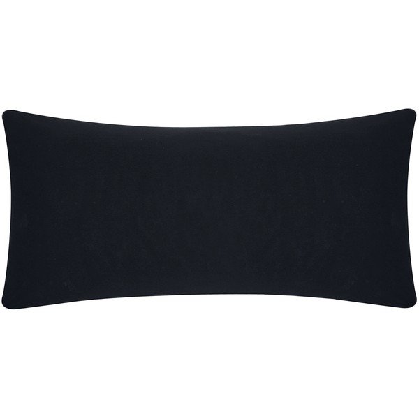 Set de 2 fețe de pernă decorative din bumbac percale Westwing Collection Malin, 40 x 80 cm, negru-image-1