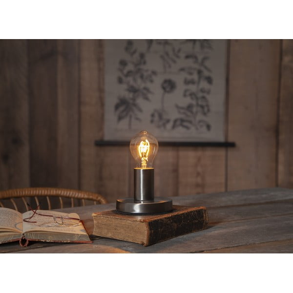 Bec LED/cu filament E27, cu lumină caldă și intensitate reglabilă 4 W Spiral Filament – Star Trading-image-4