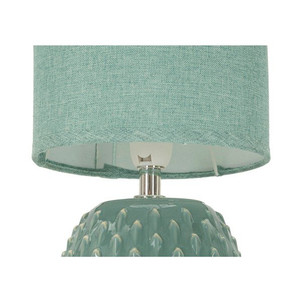 Veioză albastru-deschis din ceramică cu abajur textil (înălțime 27 cm) Pontus – Mauro Ferretti-image-4