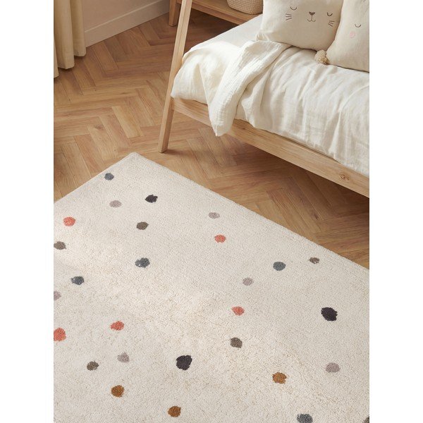 Covor pentru copii crem lavabil/țesut manual din bumbac 140x200 cm Snuggle Pippo – Hanse Home-image-4