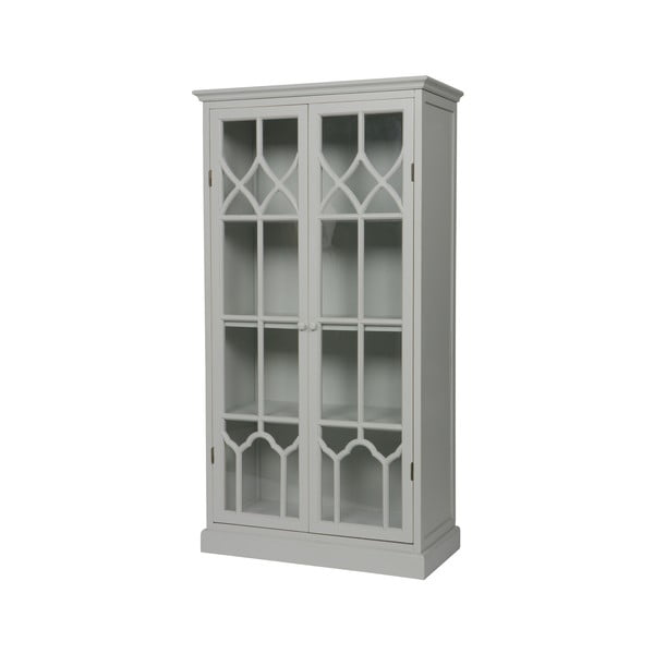 Vitrină din lemn de pin BePureHome Fresco, alb-image-1