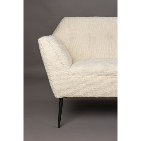 Canapea crem cu tapițerie din țesătură bouclé 150 cm Kate – Dutchbone-image-4