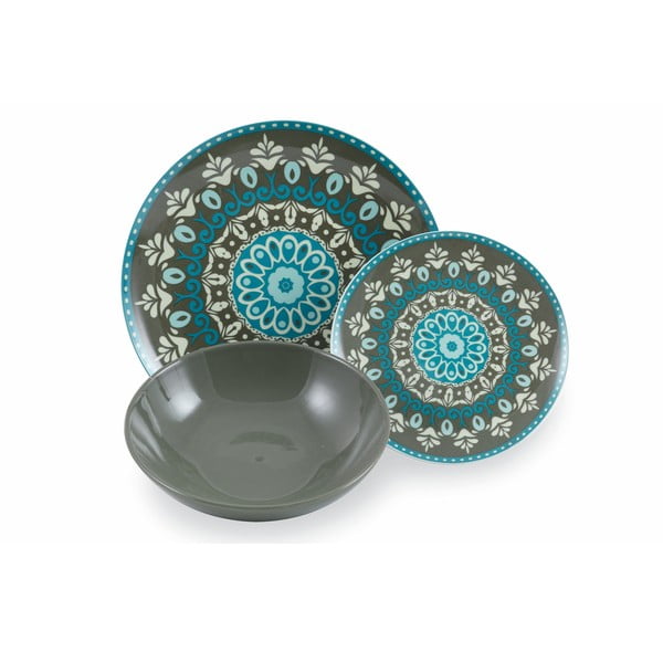 Serviciu de masă 18 buc. din porțelan/gresie Cala Jondal – VDE Tivoli 1996-image-4