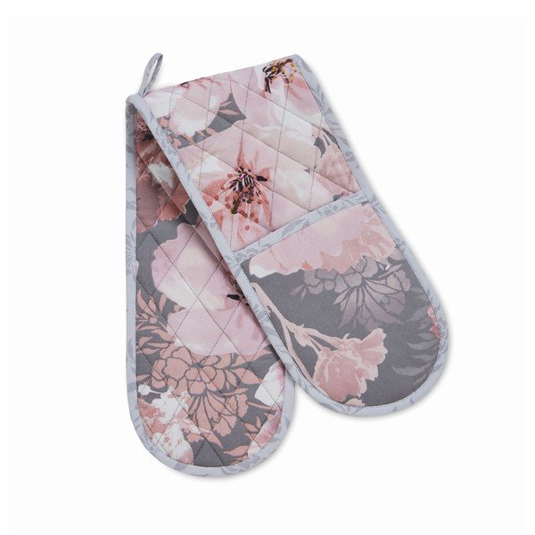 Mănușă dublă de bucătărie din bumbac Dramatic Floral – Catherine Lansfield-image-1