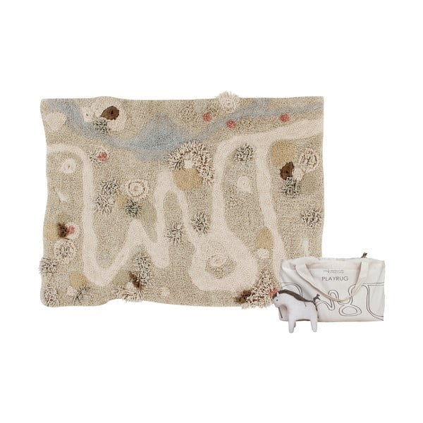 Covor de joacă pentru copii bej din bumbac 120x160 cm Path of Nature – Lorena Canals-image-3