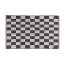 Covoraș de baie gri antracit/bej pentru duș din bumbac organic 50x80 cm Retro – Mette Ditmer Denmark