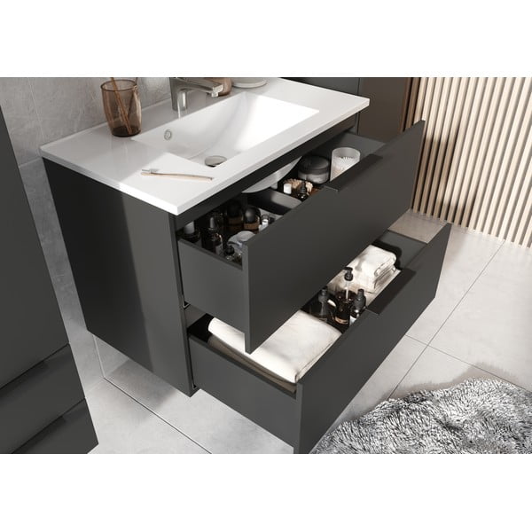 Set mobilă de baie gri antracit Crandon – Germania-image-1