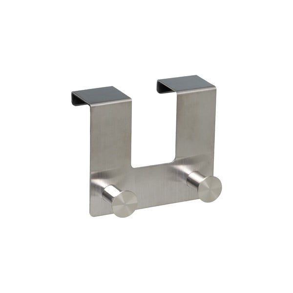 Cuier de ușă argintiu mat din metal 13 cm – Casa Selección
