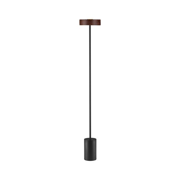 Lampadar negru/în culoare naturală închisă LED din metal (înălțime 135 cm) Thea – Nova Luce