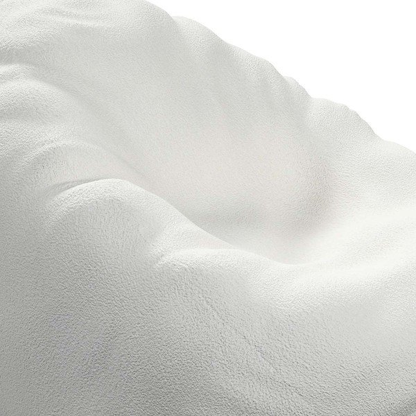 Fotoliu bean bag alb Boucle - Yellow Tipi-image-1