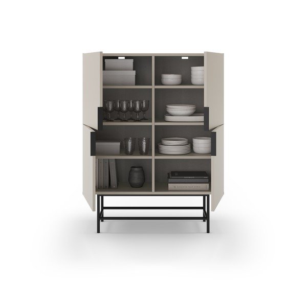 Dulap crem 100x128 cm Eldia – Marckeric-image-3