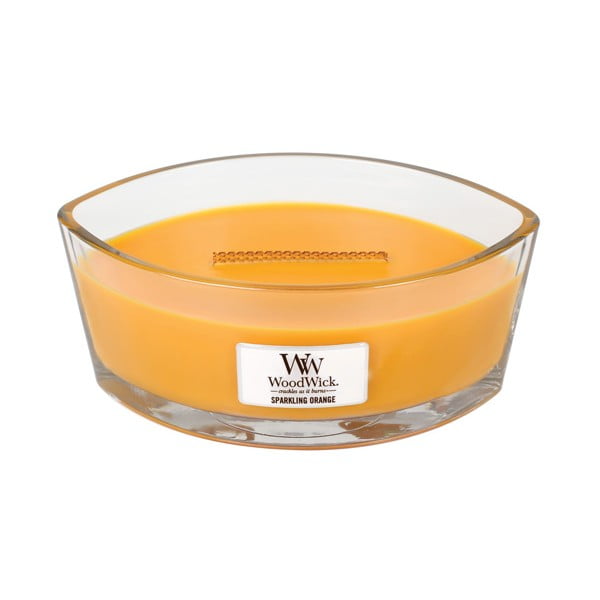 Lumânare parfumată WoodWick, aromă de portocală, 80 ore