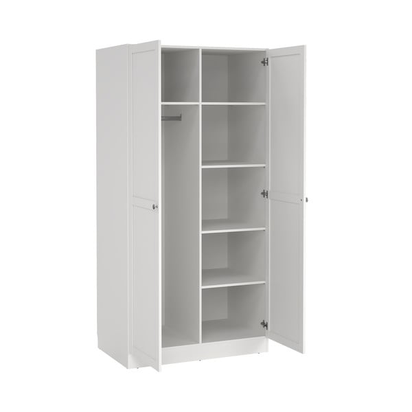 Șifonier alb 99x200x62 cm Billund – Tvilum-image-3