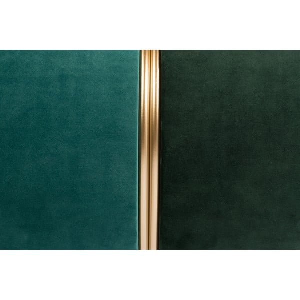 Taburet verde-turcoaz cu tapițerie din catifea Bubbly – White Label-image-2