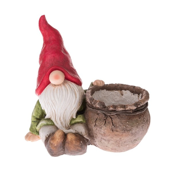 Ghiveci din ceramică Dakls Gnome, înălțime 36 cm
