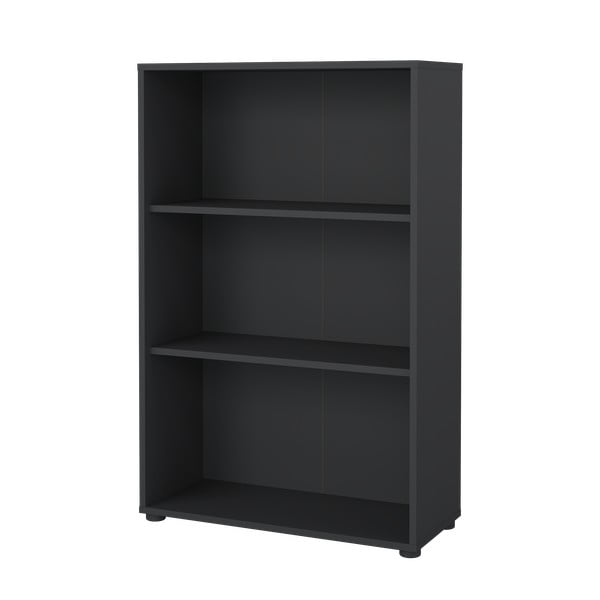 Bibliotecă gri antracit 80x124 cm Sign – Tvilum-image-3