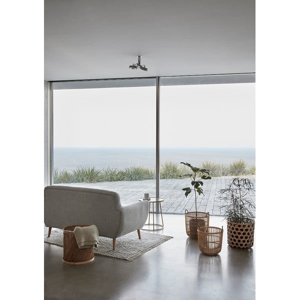 Set 2 coșuri depozitare din bambus Hübsch Tareo-image-1